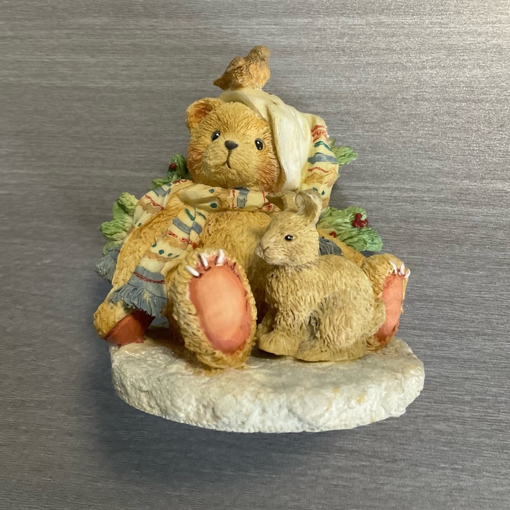 NIB 1992 CHERISHED TEDDIES CHARLIE THE‎ SPIRIT OF FRIENDSHIP WARMS THE HEART
